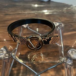 VALENTINO Leather Snakeskin Ladies Belt - AUTHENTIC Purchased at Saks Fifth Ave.